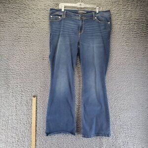 Torrid Jeans Women’s Size 18R Blue Luxe Slim Boot Super Stretch Denim